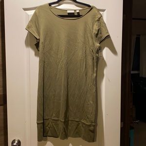 New York and Co. olive green dress